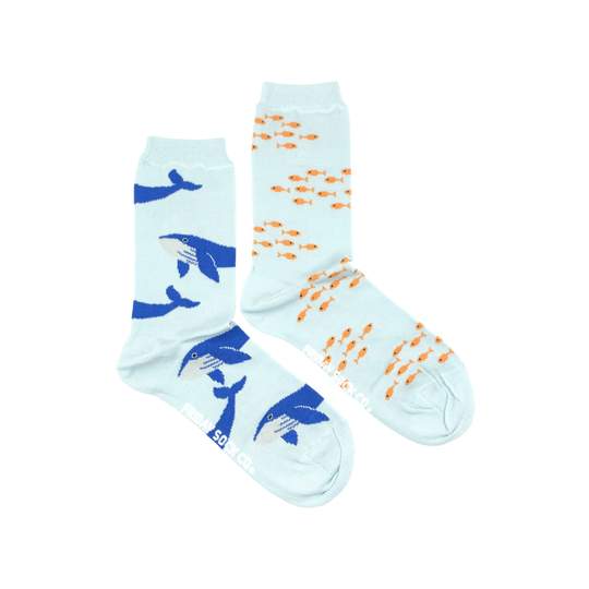 Whales & Fishes Crew Socks
