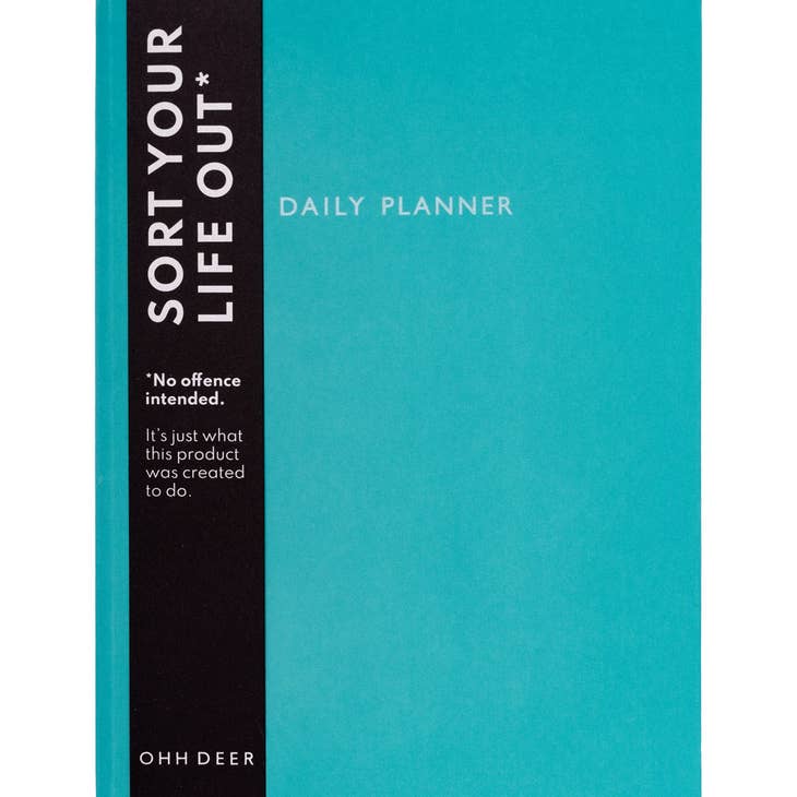 Teal Daily Planner by Ohh Deer