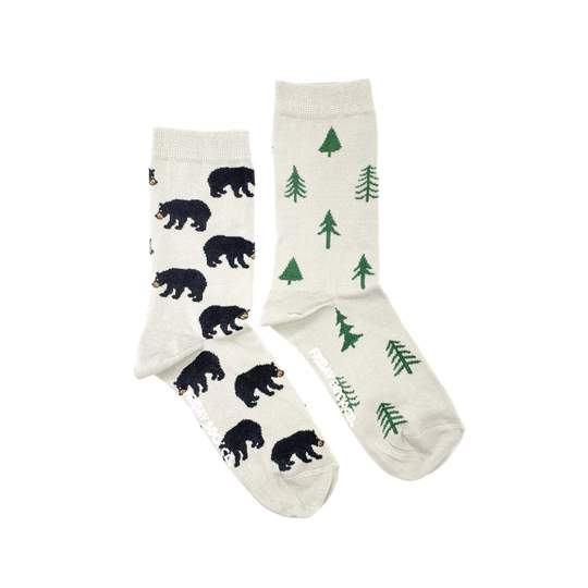 Bear & Tree Crew Socks