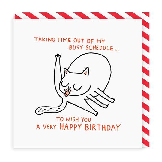 Busy Schedule Greeting Card by Ohh Deer