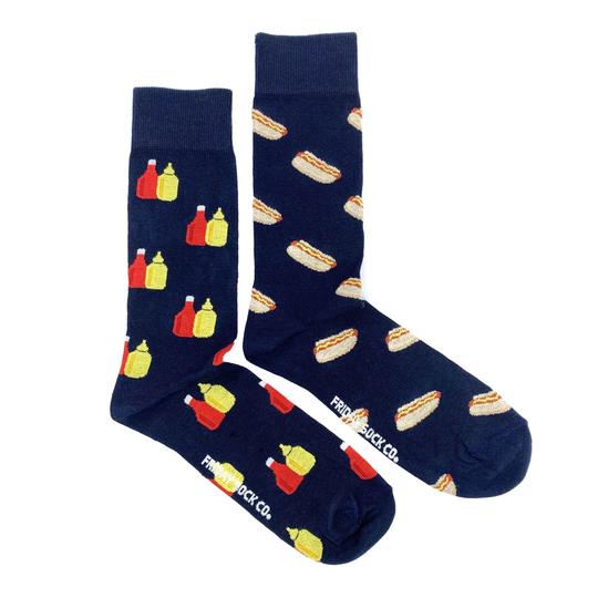 Hotdogs & Condiments Mid-Calf Socks