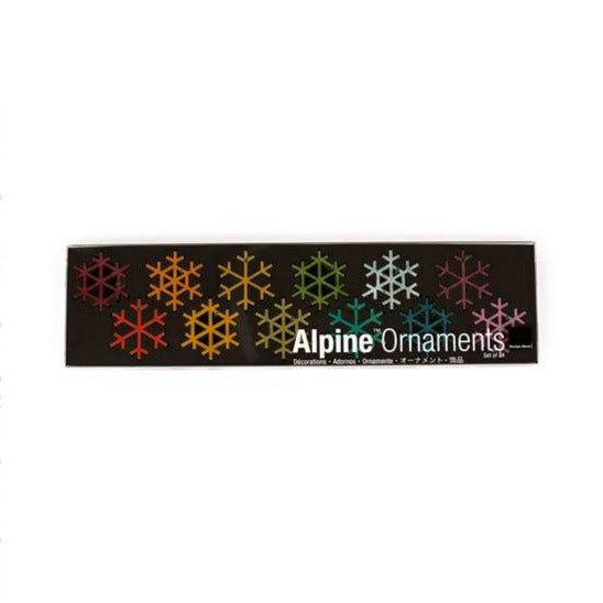 Alpine Ornaments - Snowflakes - Set of 24