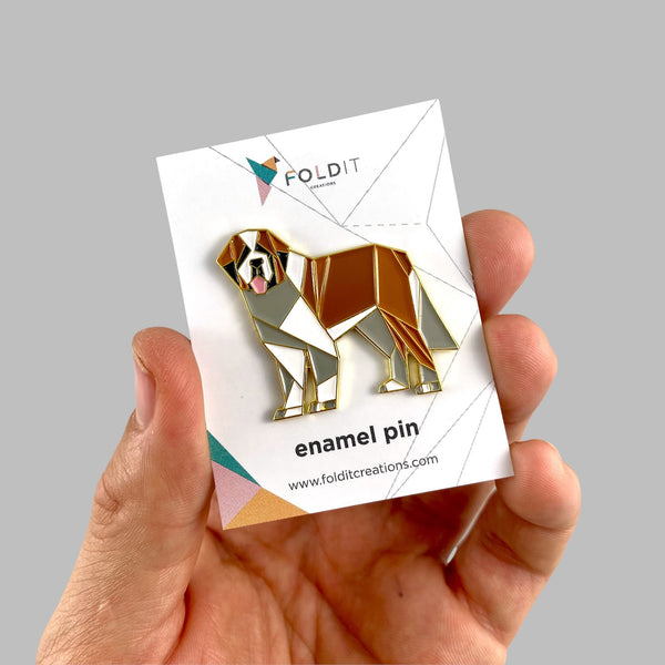 Saint Bernard Dog Pin