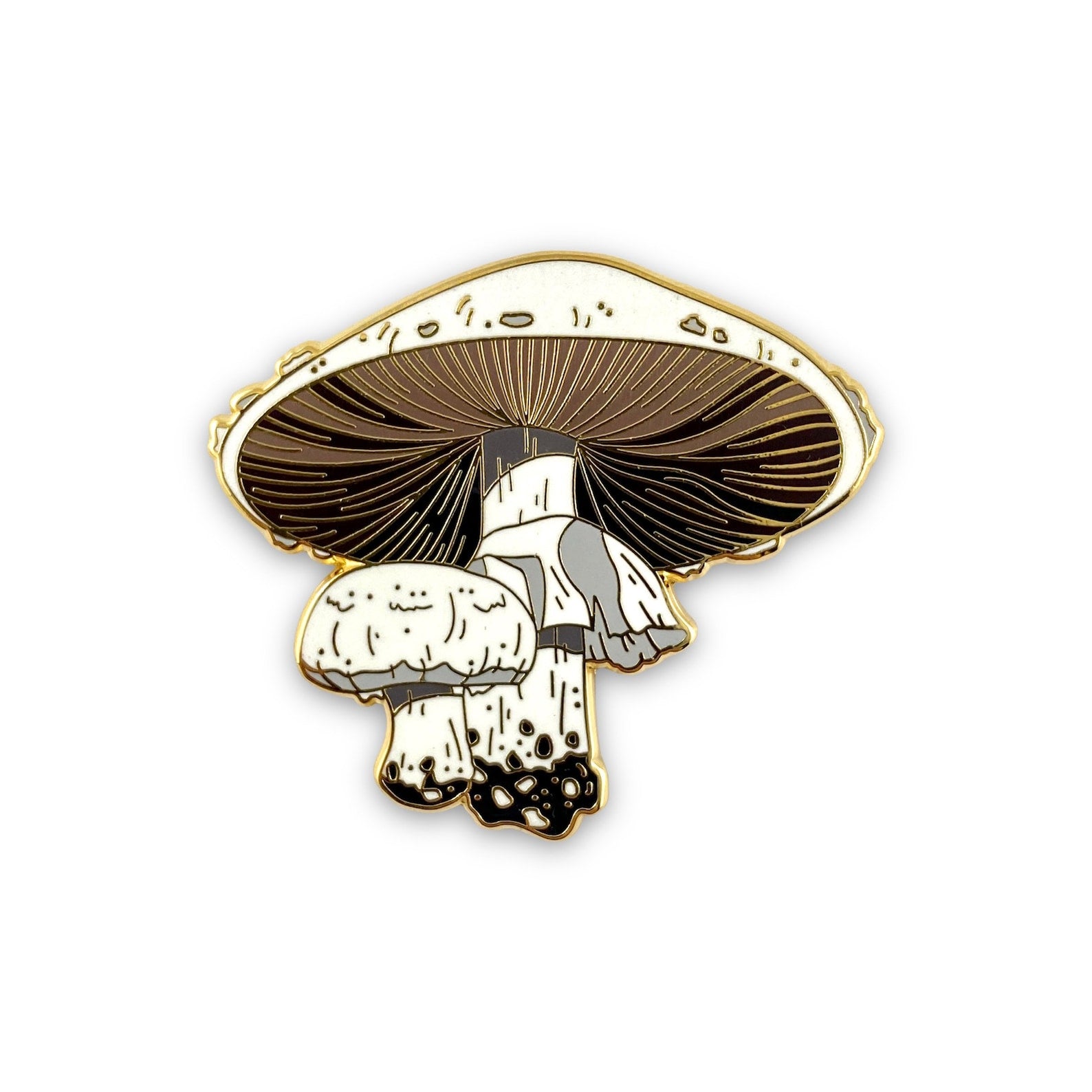 Horse Mushroom Pin