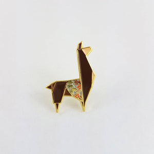Llama Pin by FoldIT Creations
