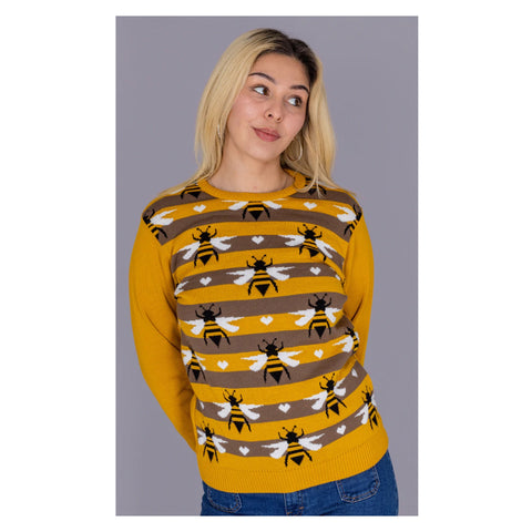Mustard Bee Knit Jumper