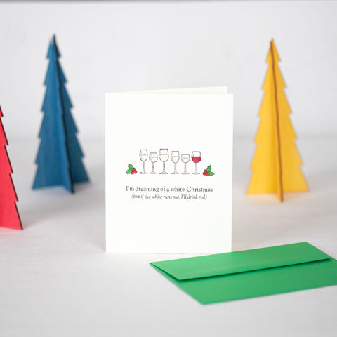 I'm Dreaming Of A White Christmas Card by Driven To Ink
