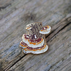 Reishi Mushroom Pin