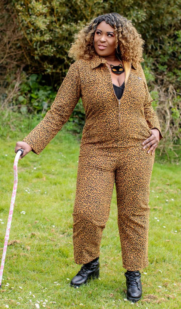 Natural Leopard Print Corduroy Boiler Suit – Pinpoint Clothing & Gifts