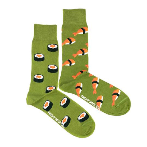 Sushi Mid-Calf Socks (Green)