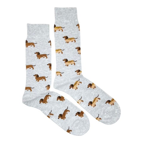 Hot Dog Wiener Dog Mid-Calf Socks